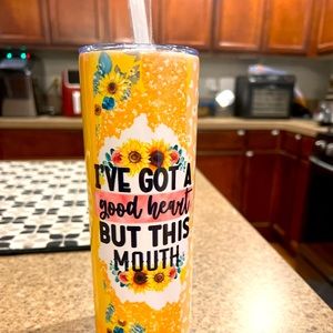 I’ve got a good heart 20oz tumbler